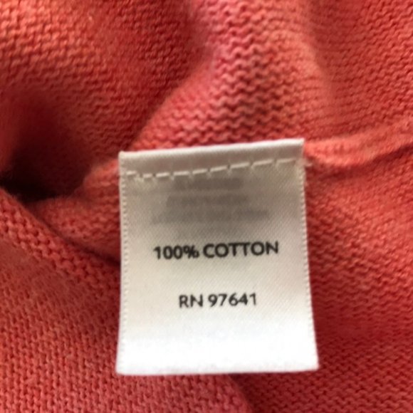 Pure Jill Pink Long Sleeve Button Sweater - M - Picture 10 of 11